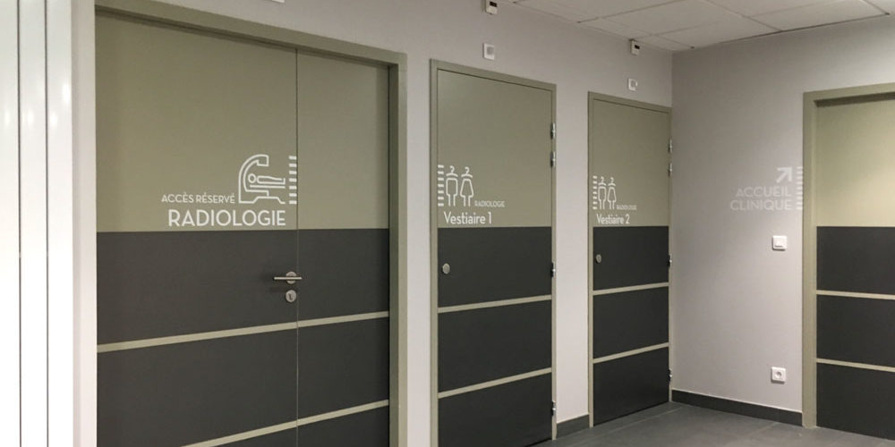 Signalétique Porte Cabinet de radiologie