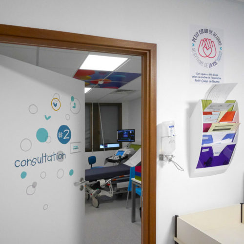 Décor Mural et Signalétique pour le service de cardiolopathie congénital de l'hopital Marie Lannelongue